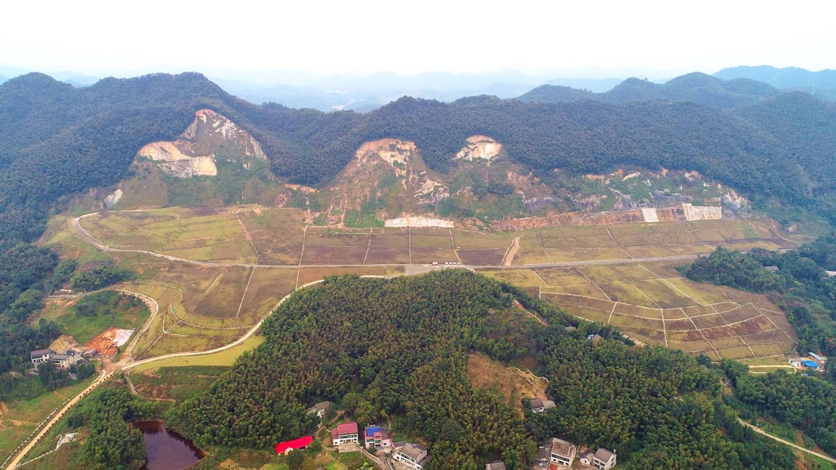 益陽市赫山區(qū)宏安石煤尾礦生態(tài)治理工程